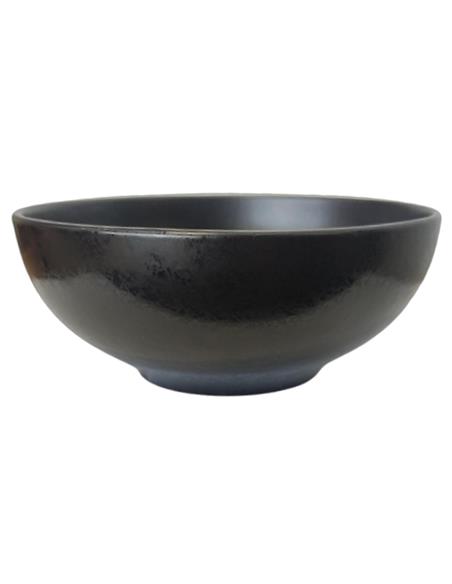 RAK TAZON PORCELANA VAJILLA KARBON COLOR NEGRO 15 CM