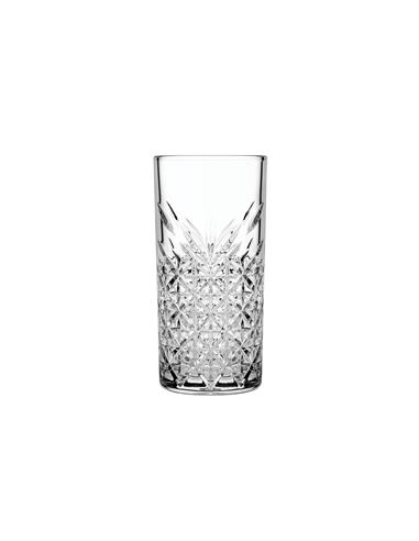 PASABAHCE VASO ALTO DE VIDRIO TALLADO TIMELESS 15OZ (52800)