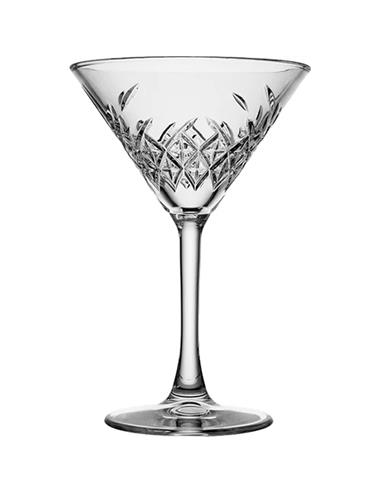 PASABAHCE COPA DE VIDRIO TALLADA MARTINI TIMELESS 7 3/4OZ  (440176)