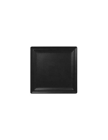 RAK PLATO CUADRADO DE 24 CMS COLOR NEGRO