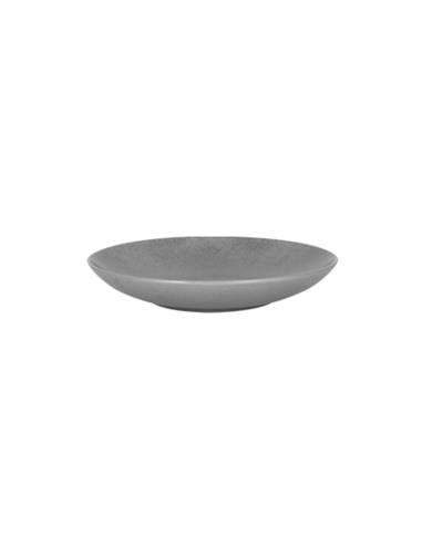 Z RAK PLATO HONDO COUPE PORCELANA VAJILLA SHALE COLOR GRIS 23 CM