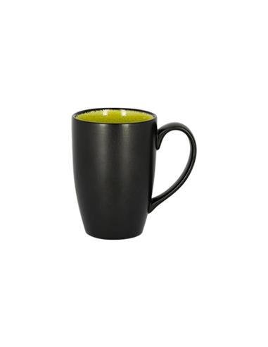 RAK TAZA FIRE DE PORCELANA 10OZ VERDE Y NEGRO