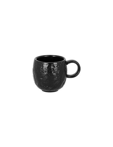 RAK TAZA EXPRESSO 3OZ PORCELANA VAJILLA LINEA ROCK COLOR NEGRO