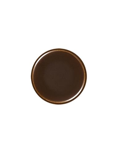 RAK PLATO DE 16 CMS EASE RUST STONEWARE COLOR CAFÉ