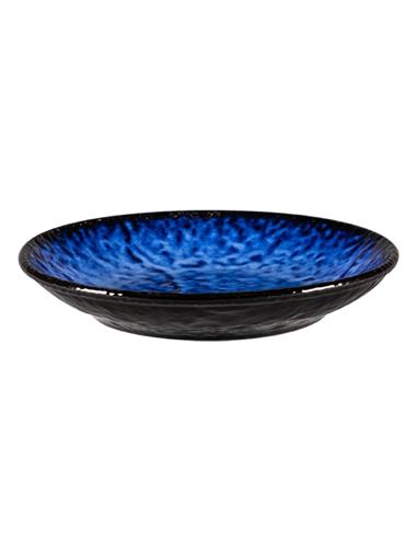 D RAK PLATO HONDO PORCELANA VAJILLA KRUSH ELECTRA ROKS COLOR AZUL 26CM