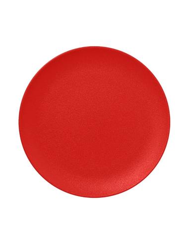 RAK PLATO COUPE PORCELANA VAJILLA NEOFUSION COLOR ROJO 27 CM