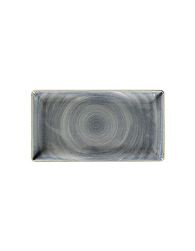 RAK FUENTE RECTANGULAR STONE WARE JADE GRIS 33 CM