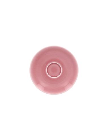 RAK PLATO COUPE PORCELANA VAJILLA VINTAGE COLOR ROSADO 21 CM