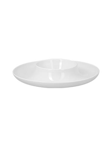 RAK PLATO HONDO DE PORCELANA DE 29 CMS. COLOR BLANCO