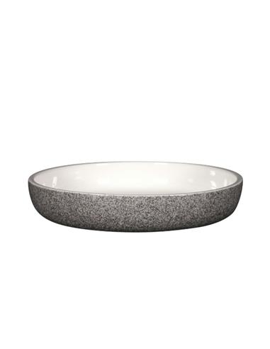 RAK PLATO BORDE ALTO DE 26 CMS EASE DUAL STONEWARE COLOR GRIS