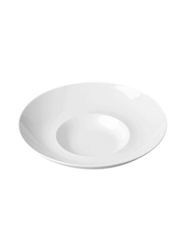 RAK PLATO HONDO DE 26 CMS GOURMET BLANCO