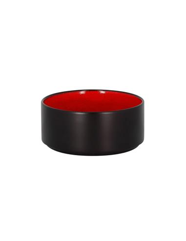 RAK TAZON FIRE DE PORCELANA 12 CMS ROJO Y NEGRO