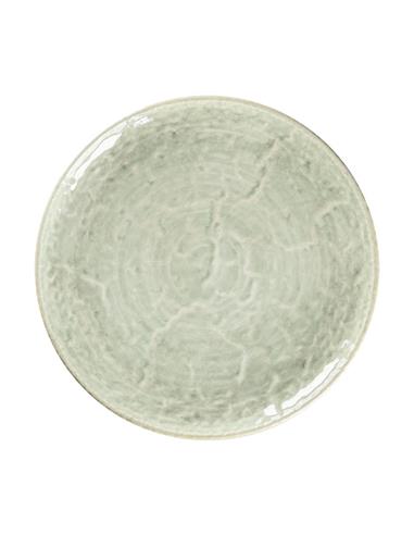 RAK PLATO TENDIDO COUPE PORCELANA VAJILLA KRUSH CELADON COLOR GRIS CLARO 28CM