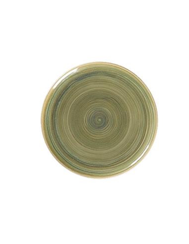 RAK PLATO TENDIDO 24CM STONE WARE EMERALD COLOR VERDE ACEITUNA