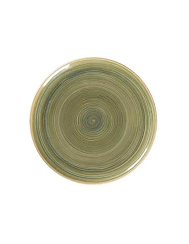 RAK PLATO TENDIDO 27CM STONE WARE EMERALD COLOR VERDE ACEITUNA