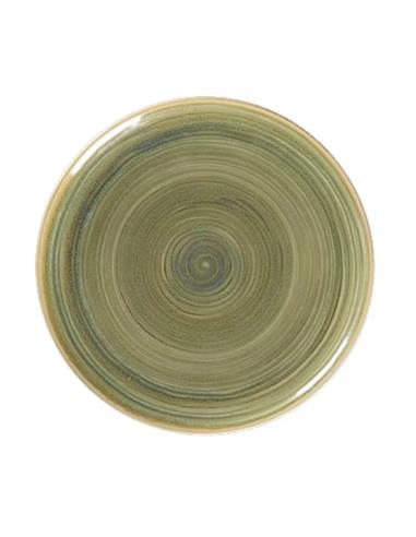 RAK PLATO TENDIDO 29CM STONE WARE EMERALD COLOR VERDE ACEITUNA