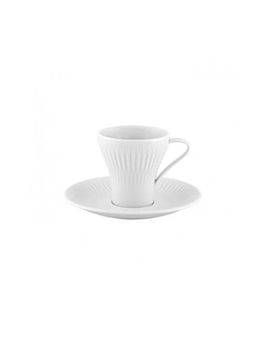 VISTA ALEGRE TAZA CON PLATO DE EXPRESSO 3.4OZ DE PORCELANA LINEA UTOPIA