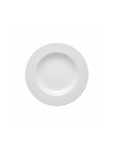 VISTA ALEGRE PLATO HONDO DE PORCELANA LINEA ESCORIAL 23CM