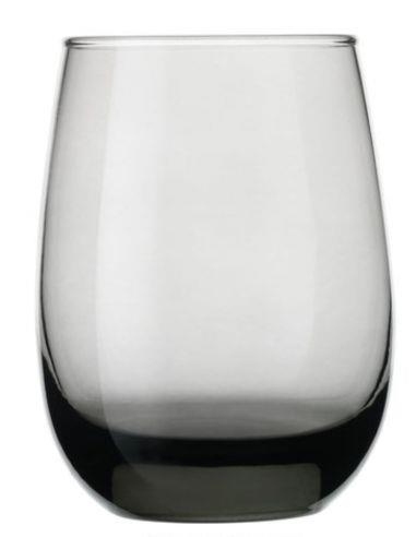 LIBBEY VASO / COPA SIN PIE COLOR GRIS 15.25OZ