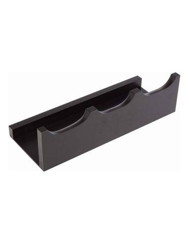 APS SOPORTE SET DE 3 TARROS DE VIDRIO CON BASE 17X43CM