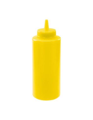 BOTELLA PLASTICA DE 12 OZ AMARILLO WINCO