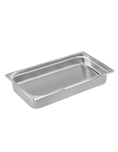 BANDEJA COMPLETA GN 1/1. PROF. 6.5 CMS. ACERO INOX