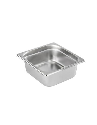 BANDEJA SEXTA GN 1/6. PROF. 6.5 CMS. ACERO INOX