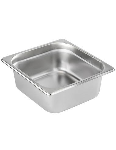 BANDEJA SEXTA 1/6. PROF. 10 CMS. ACERO INOX