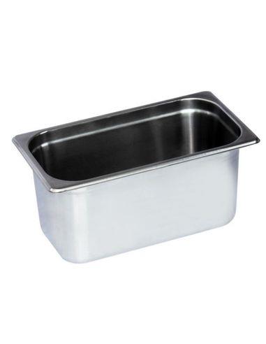 BANDEJA CUARTA GN 1/4. PROF. 10 CMS. ACERO INOX