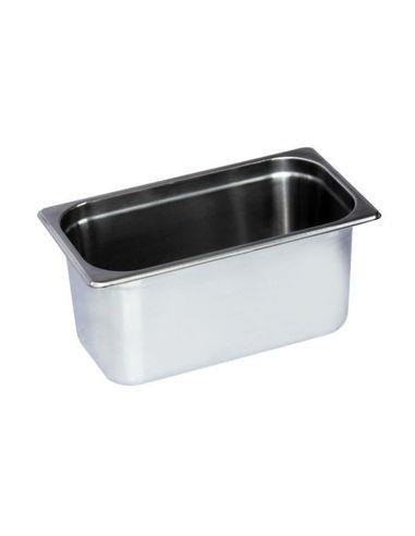 Z BANDEJA CUARTA GN 1/4. PROF. 15 CMS. ACERO INOX