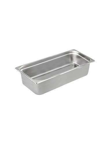 BANDEJA TERCIA GN 1/3. PROF. 15 CMS. ACERO INOX