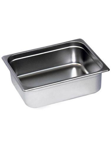 BANDEJA MEDIA GN 1/2. PROF. 10 CMS. ACERO INOX