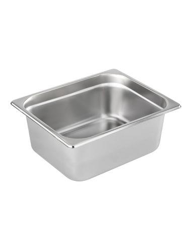 BANDEJA MEDIA GN 1/2. PROF. 15 CMS. ACERO INOX