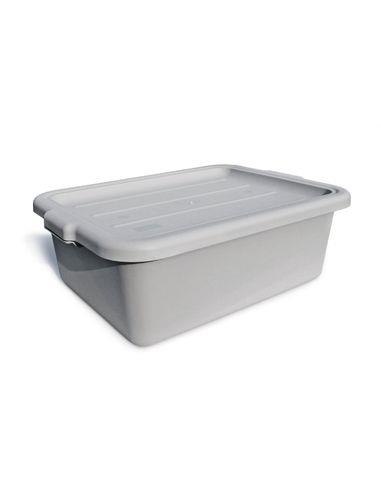 CAJA PLASTICA UTILITARIA 56 X 40.5 X 18 CMS. COLOR GRIS