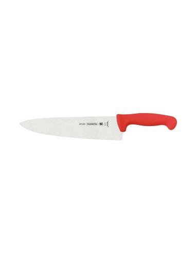 CUCHILLO PARA CARNE 10 PROFESSIONAL ROJO TRAMONTINA