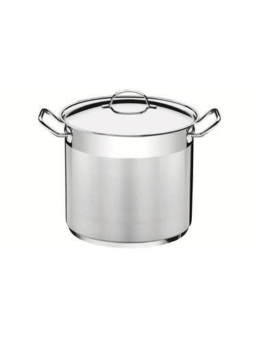 TRAMONTINA OLLA CON TAPA DE ACERO INOXIDABLE 28CM 15.7LT