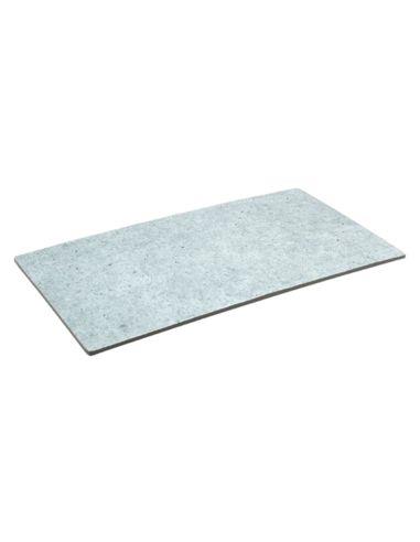 EFAY BANDEJA DE MELAMINA GN1/3 32.5X17.5CM COLOR GRIS CLARO LINEA T-CONCRETE