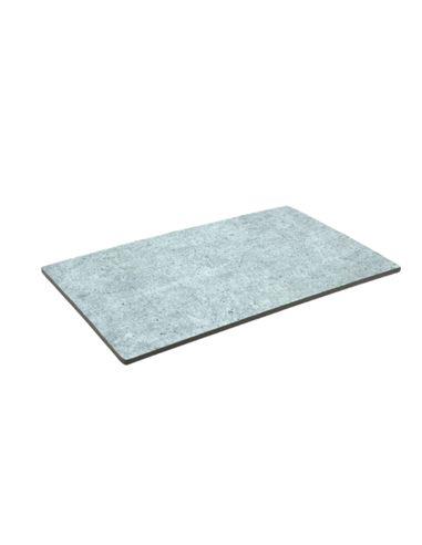 EFAY BANDEJA DE MELAMINA GN1/4 26.5X16CM COLOR GRIS CLARO LINEA T-CONCRETE