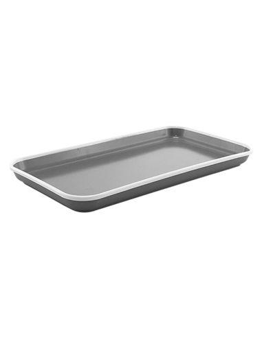 EFAY BANDEJA DE MELAMINA GN1/3 32.5X17.6CM COLOR GRIS CON FILO BLANCO