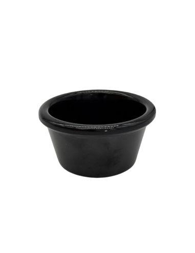 RAMEKIN LISO 2 OZ. NEGRO