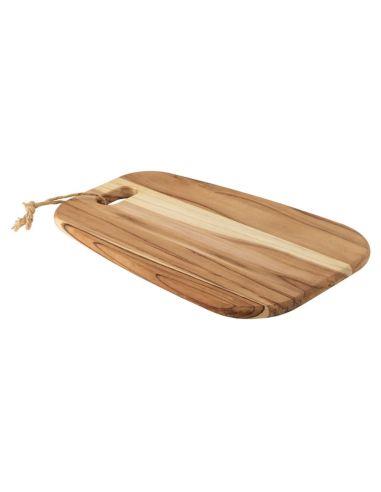 TABLERO PARA ANTIPASTO PROVENCE EN TECA 48 X 19 CMS