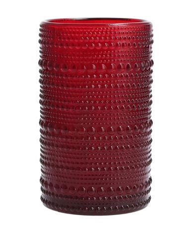 FORTESSA VASO DE VIDRIO ALTO COLOR ROJO 13 OZ