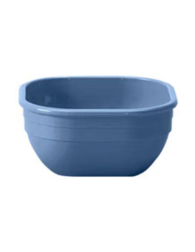 CAMBRO TAZON CUADRADO PLASTICO DE POLICARBONATO AZUL PIZARRA 9.4 OZ