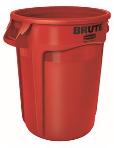 CONTENEDOR BRUTE ROJO 32GAL RUBBERMAID