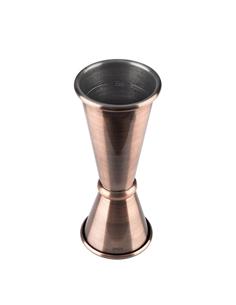 MEDIDOR DE BAR COLOR COBRE ANTIGUO 2.5 ML / 5 ML EUROPEO